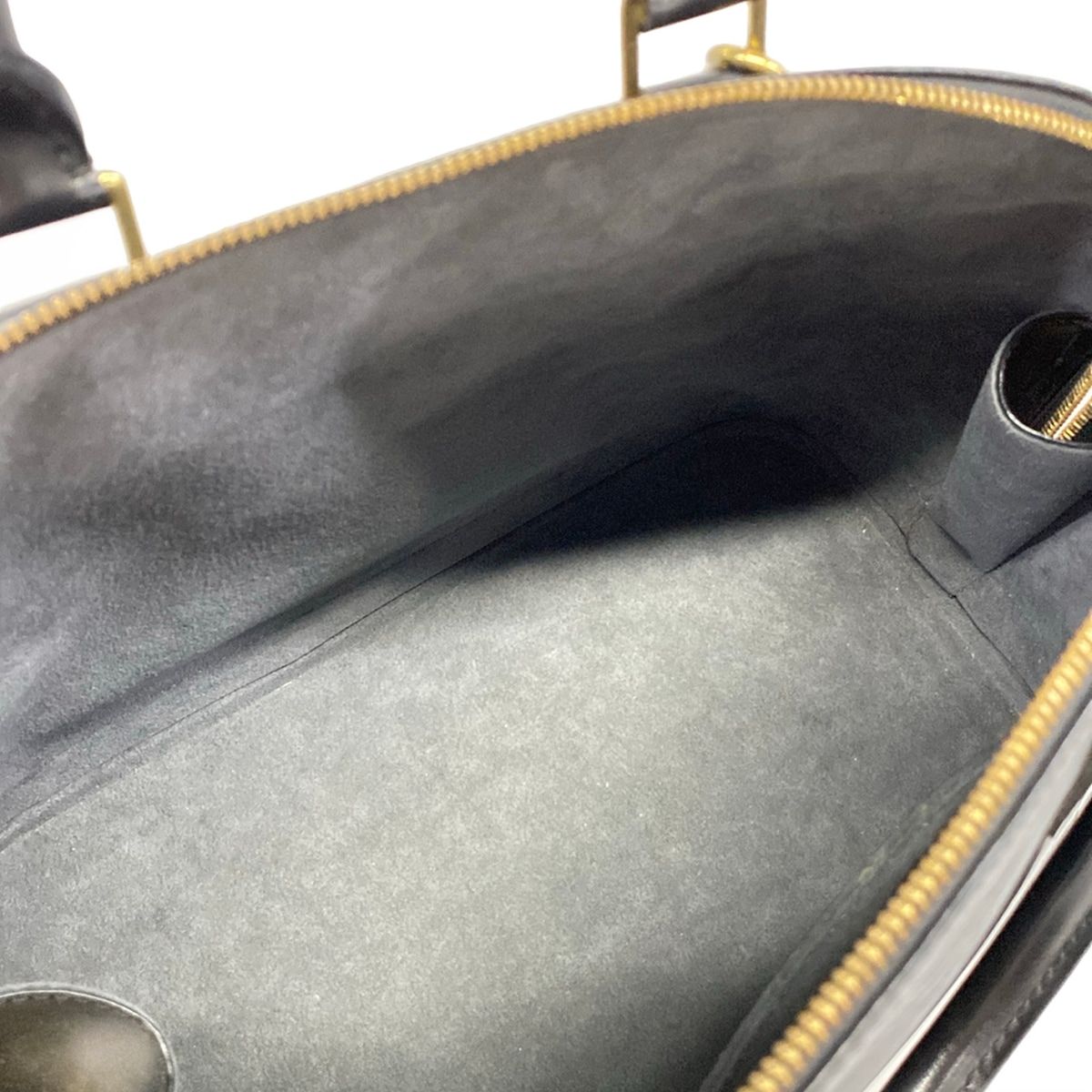 Louis Vuitton Handbag Epi Alma Noir Gold Leather — view 7
