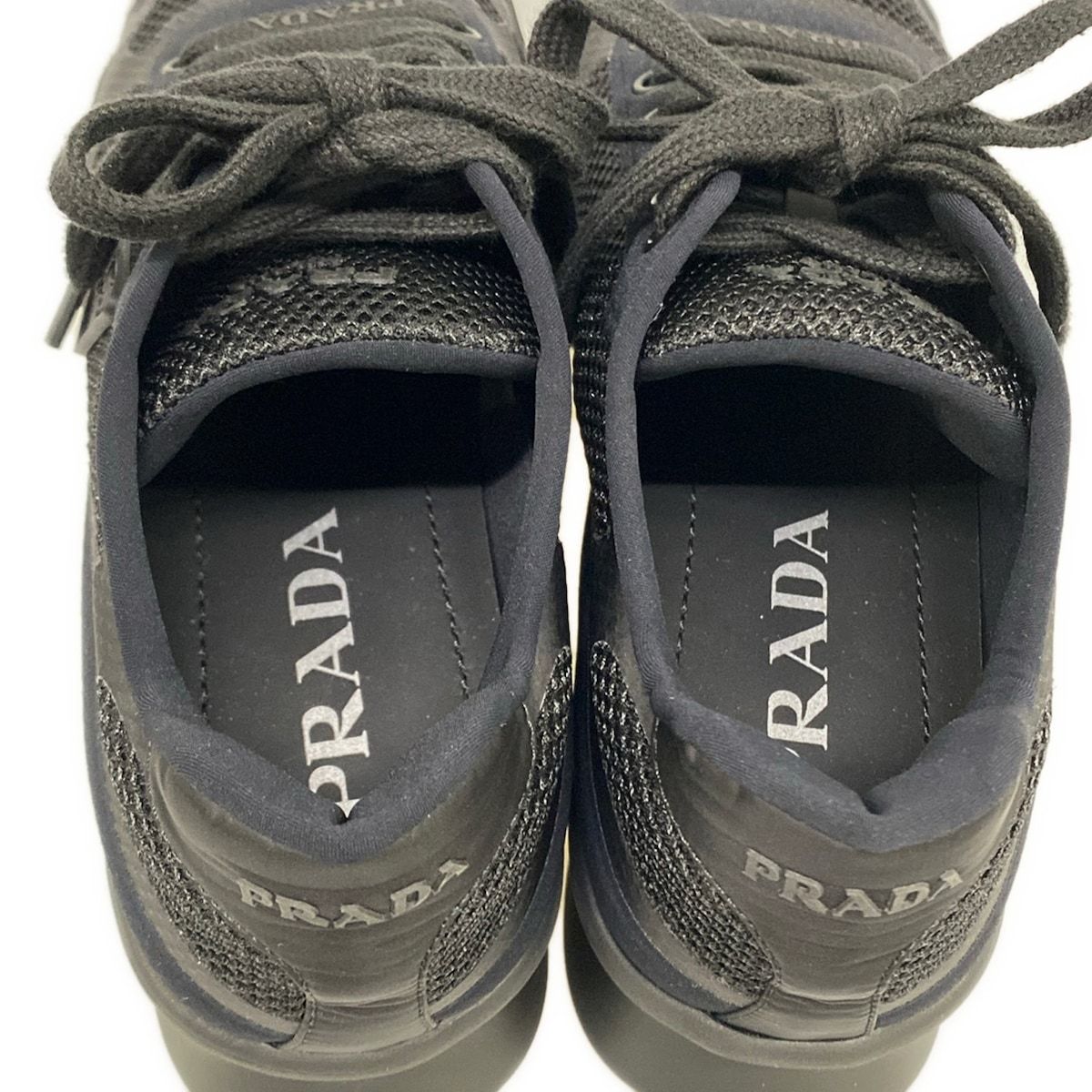 Prada Sneakers 38.5 Black Dark Navy — view 7