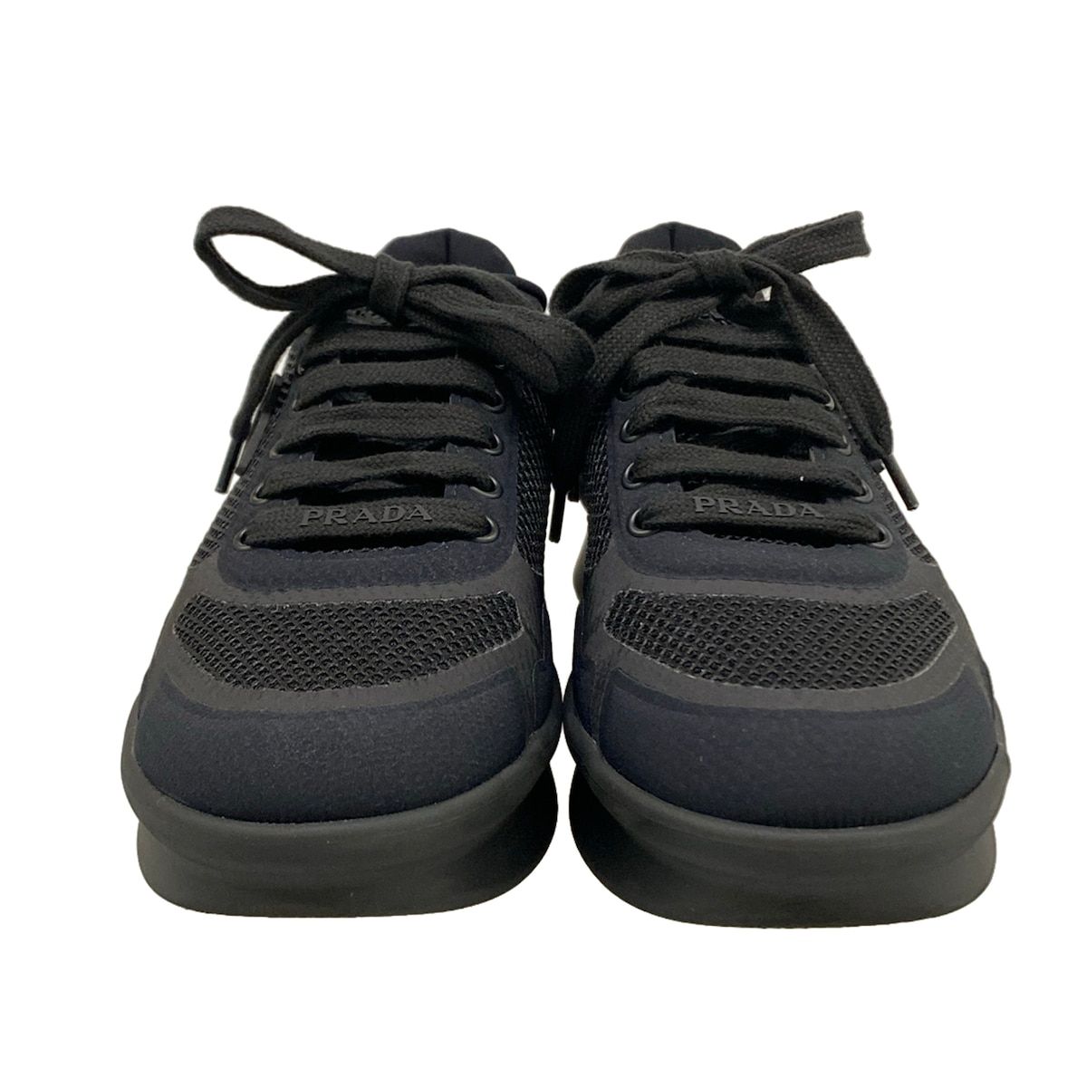 Prada Sneakers 38.5 Black Dark Navy — view 5