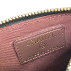 Chanel Coin Case Quilted Black Card with CC Logo Gold — view 4