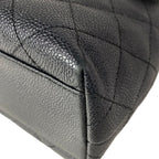 Chanel Handbag Trapezoid Bag Quilted Black Gold — view 7