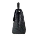 Chanel Handbag Trapezoid Bag Quilted Black Gold — view 4