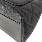 Chanel Handbag Trapezoid Bag Quilted Black Gold — view 9
