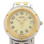 Hermes Watch Clipper Ivory