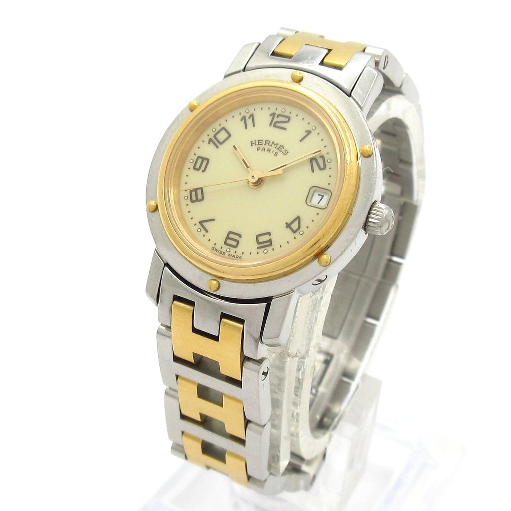 Hermes Watch Clipper Ivory — view 2