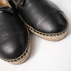 Prada Slip on 35.5 Lamb Nappa Leather Espadrilles Shoes — view 4