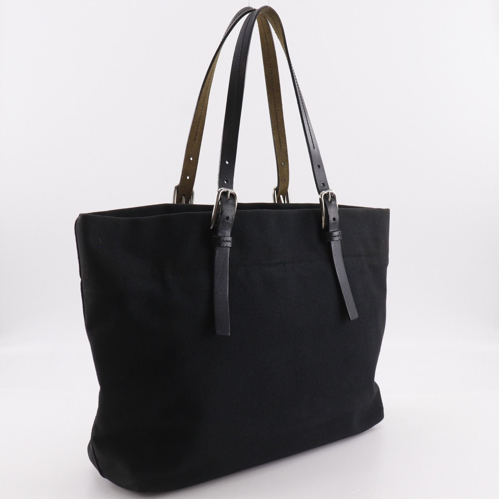 Prada Canvas Black Tote — view 3