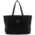 Prada Canvas Black Tote