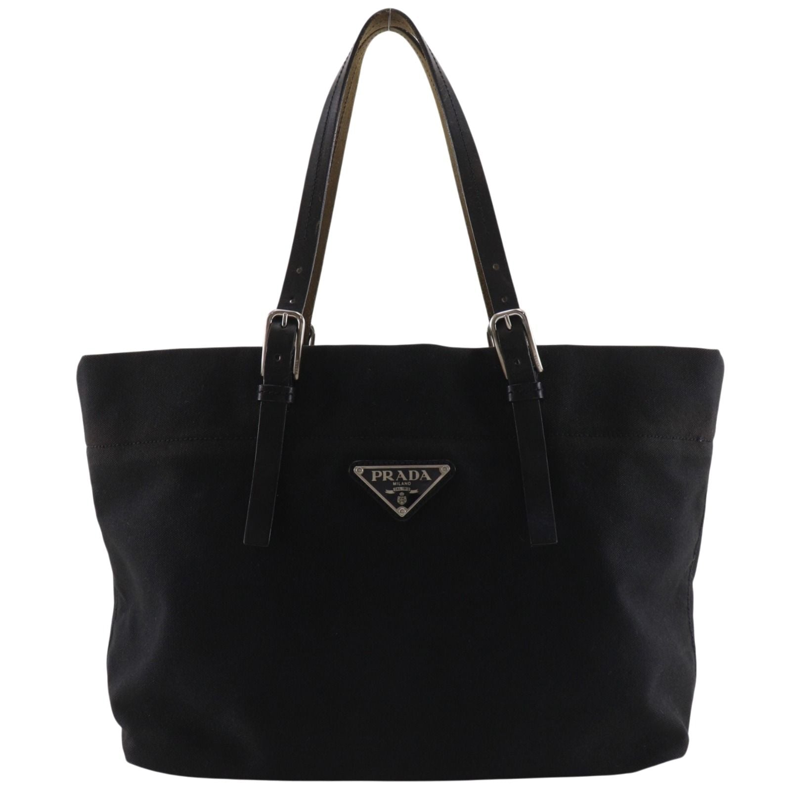 Prada Canvas Black Tote