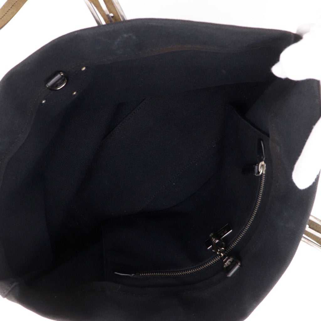 Prada Canvas Black Tote — view 6