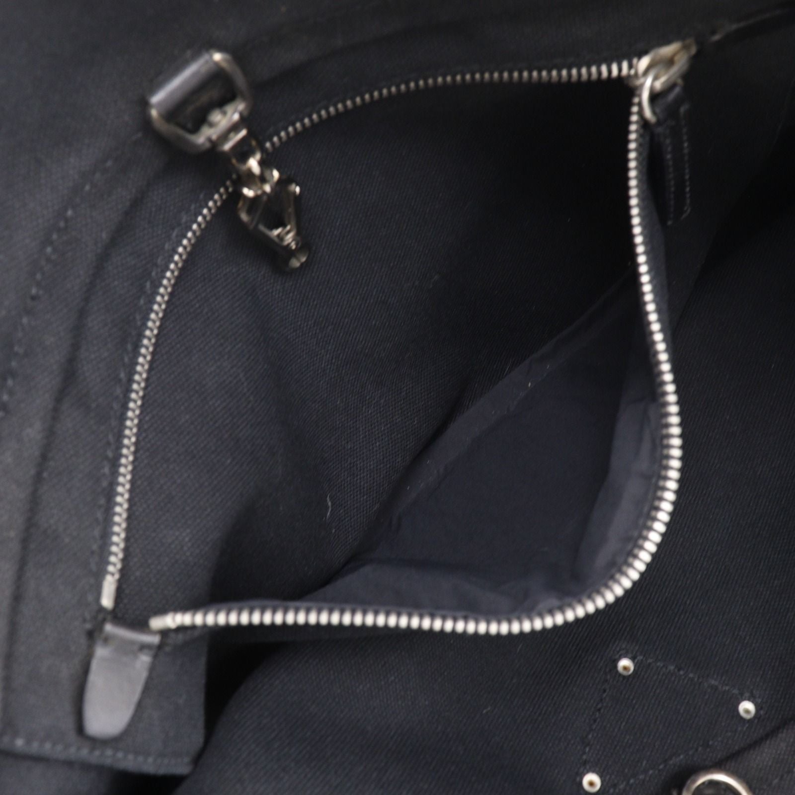 Prada Canvas Black Tote — view 7