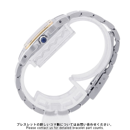 Cartier Santos Galbe SM Watch Quartz Ivory Dial — view 2