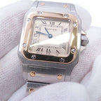 Cartier Santos Galbe SM Watch Quartz Ivory Dial — view 4