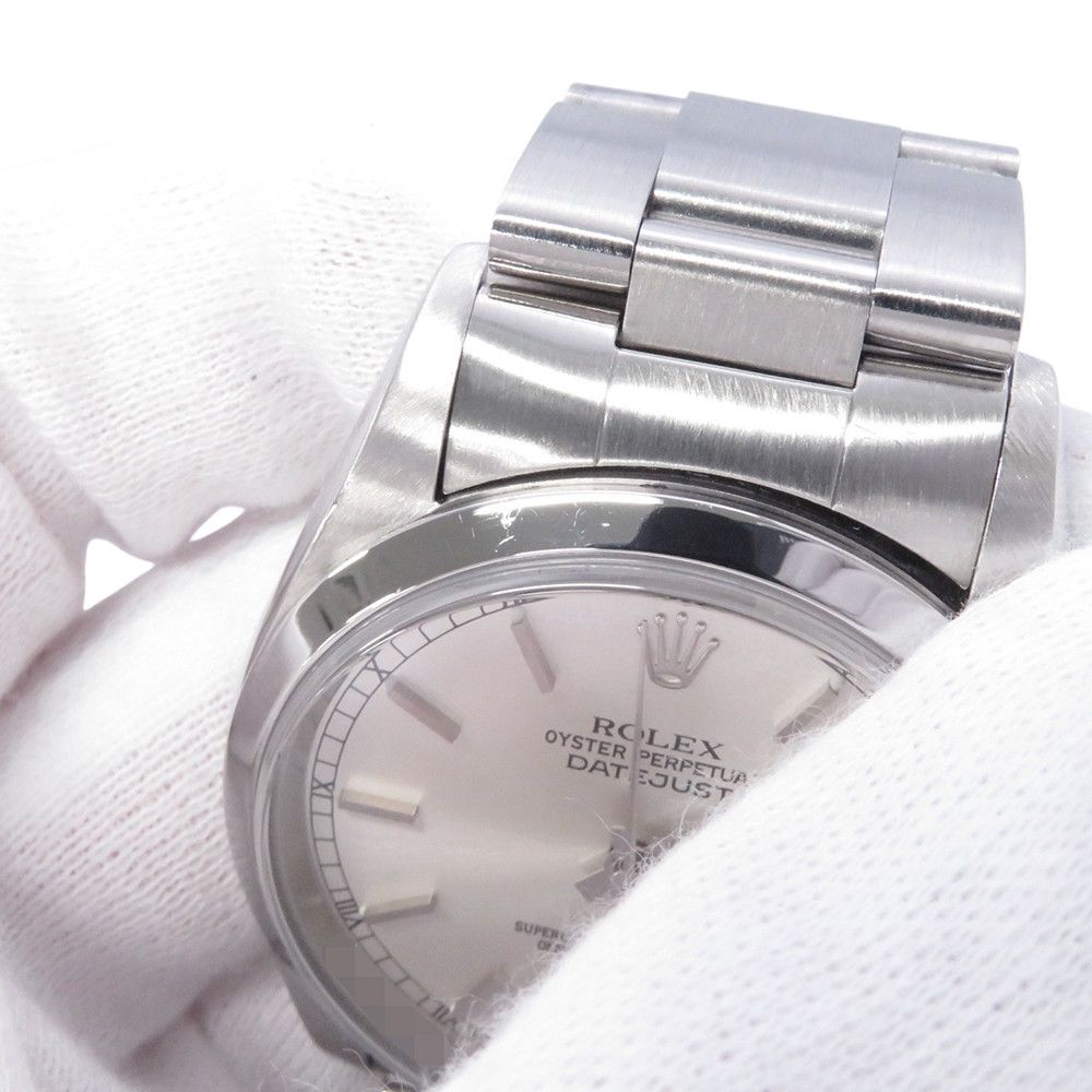 Rolex Datejust 36 Number Watch Silver Dial — view 4