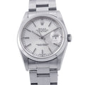 Rolex Datejust 36 Number Watch Silver Dial