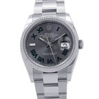 Rolex Datejust 36 SS 18k White Gold Random Watch Calf Dial Roman