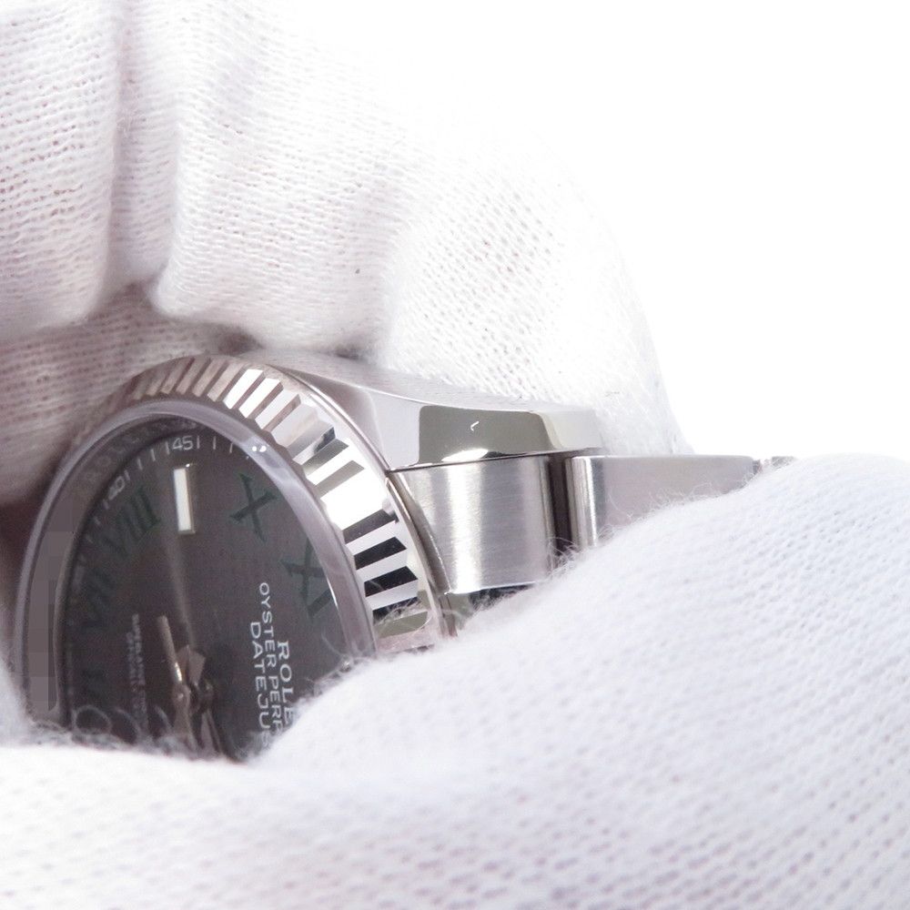 Rolex Datejust 36 SS 18k White Gold Random Watch Calf Dial Roman — view 5