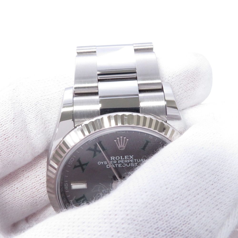 Rolex Datejust 36 SS 18k White Gold Random Watch Calf Dial Roman — view 4