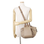 Loewe Handbag Hammock Small Soft Gray Necklace Leather 2-Way — view 5