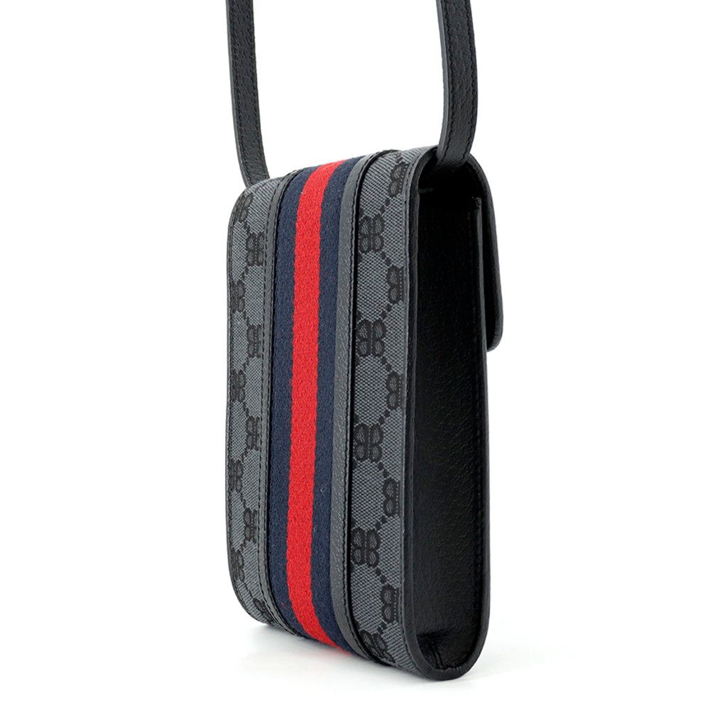 Gucci Shoulder Bag Collaboration the Hacker Project Ophidia Phone Pouch Black — view 2
