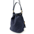 Prada Handbag Duet Drawstring Nylon Leather 2-Way — view 2
