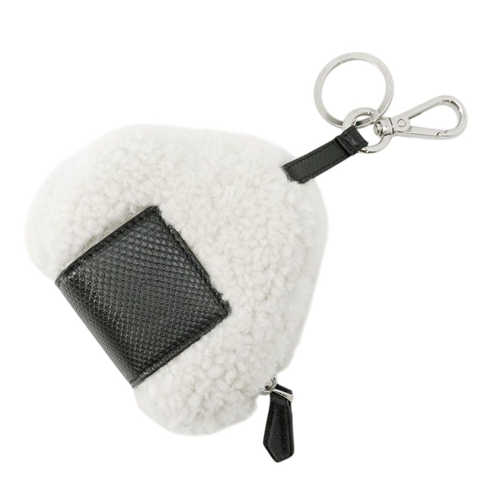 Fendi Charm Onigiri Kalungsne Cles the White Black Keychain — view 3