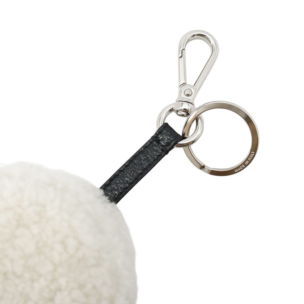 Fendi Charm Onigiri Kalungsne Cles the White Black Keychain — view 4