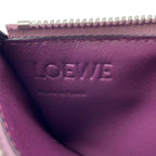 Loewe Coin Case Card Holder Soft Gray Calf Leather — view 6