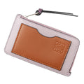 Loewe Coin Case Card Holder Soft Gray Calf Leather