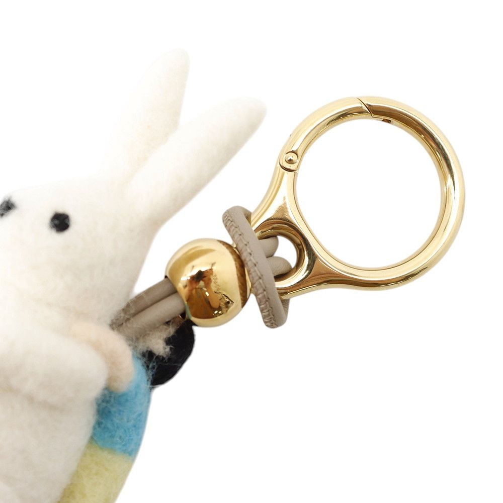 Loewe Bag Charm Rabbit Felt Leather — view 4