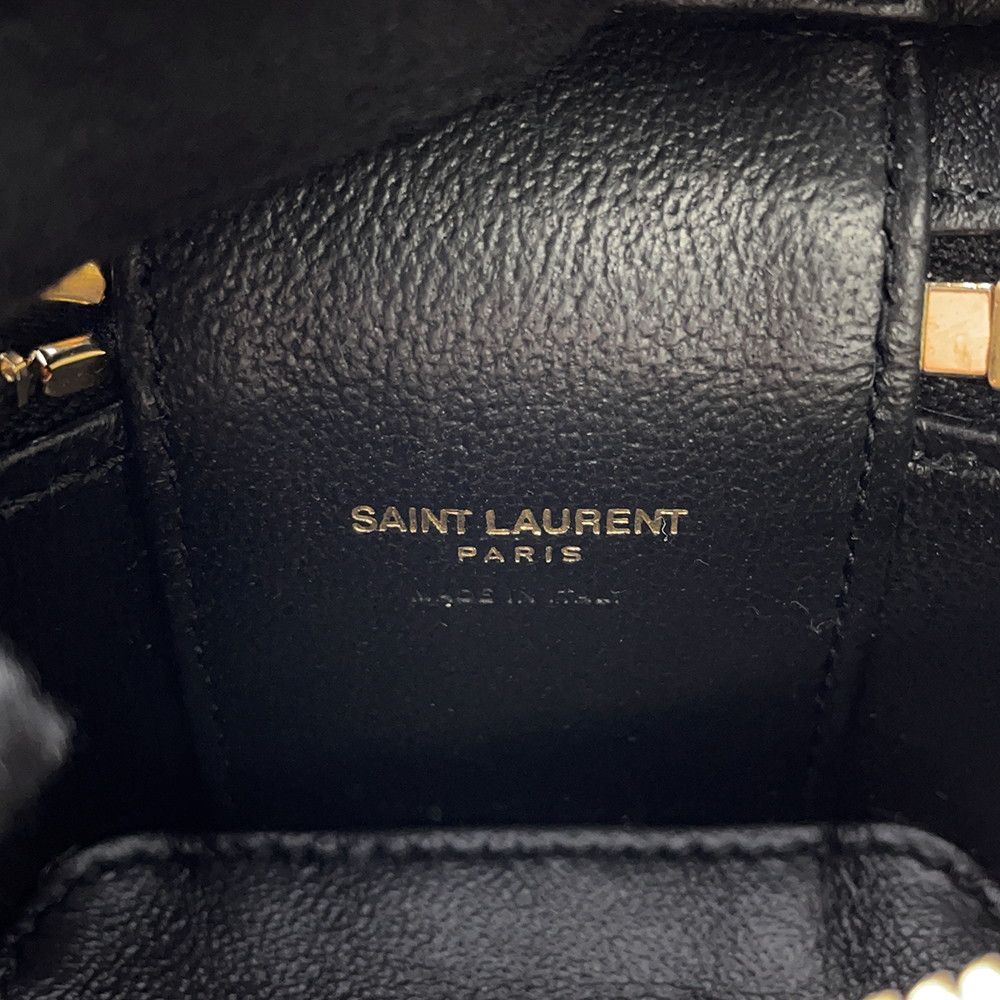 Saint Laurent Paris Bag Charm Quilted Lambskin — view 9