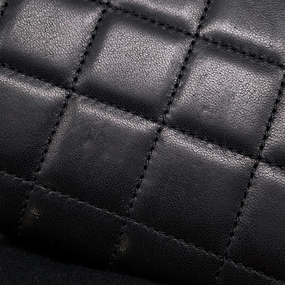 Saint Laurent Paris Chain Shoulder Wallet Maillon Cuffleather Black — view 6