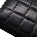 Saint Laurent Paris Chain Shoulder Wallet Maillon Cuffleather Black — view 7