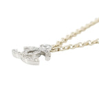 Chanel Necklace CC Logo Rhinestone — view 2