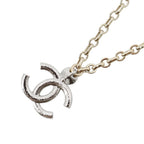 Chanel Necklace CC Logo Rhinestone — view 3