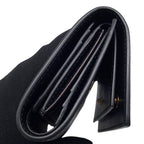 Celine Trifold Wallet Small Leather Folding Black — view 7