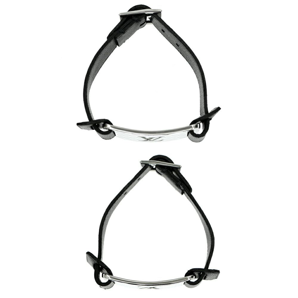 Louis Vuitton Bracelet Silver Color Black — view 3