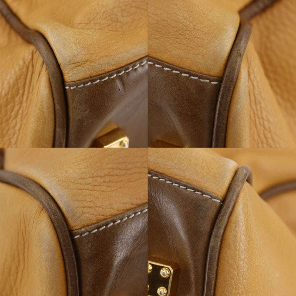 Loewe Anagram Vintage Calf Brown Boston — view 4