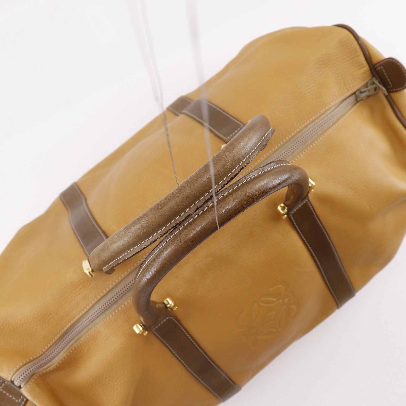 Loewe Anagram Vintage Calf Brown Boston — view 5