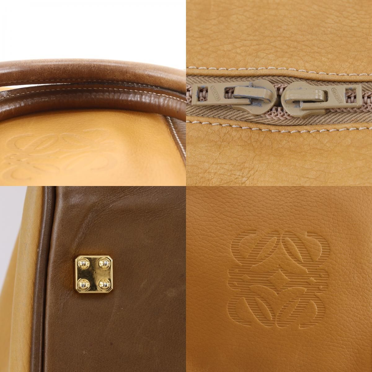 Loewe Anagram Vintage Calf Brown Boston — view 9
