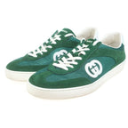Gucci Interlocking Low Cut Sneakers Green — view 2