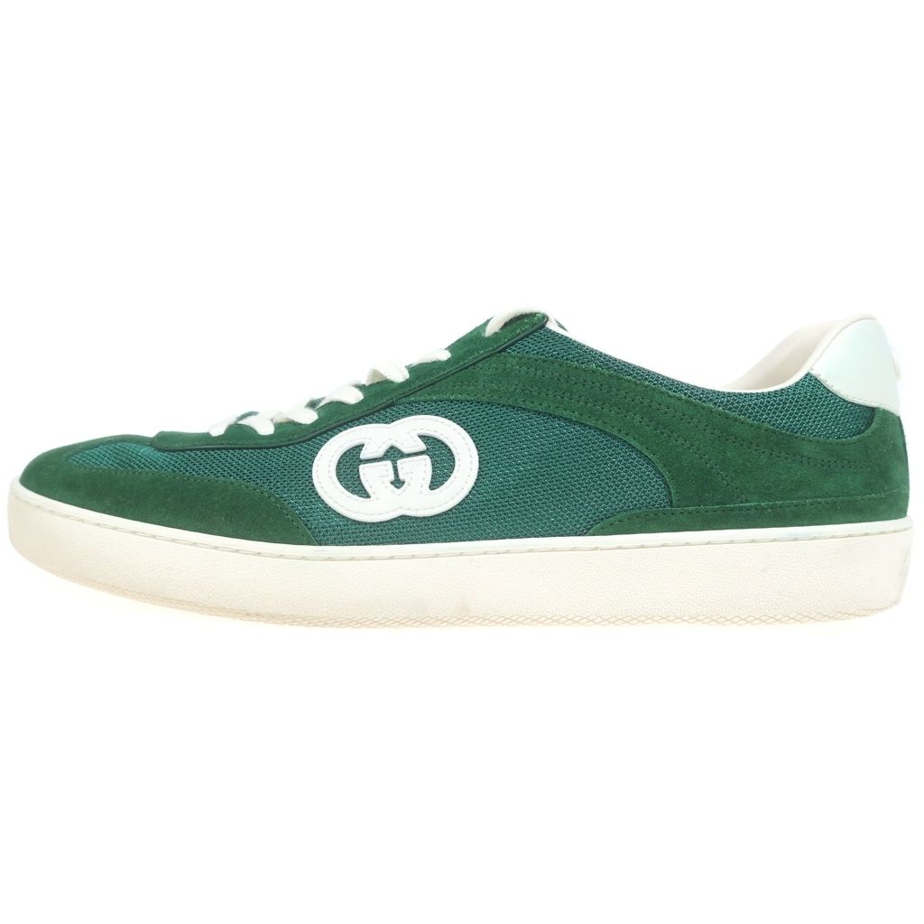 Gucci Interlocking Low Cut Sneakers Green