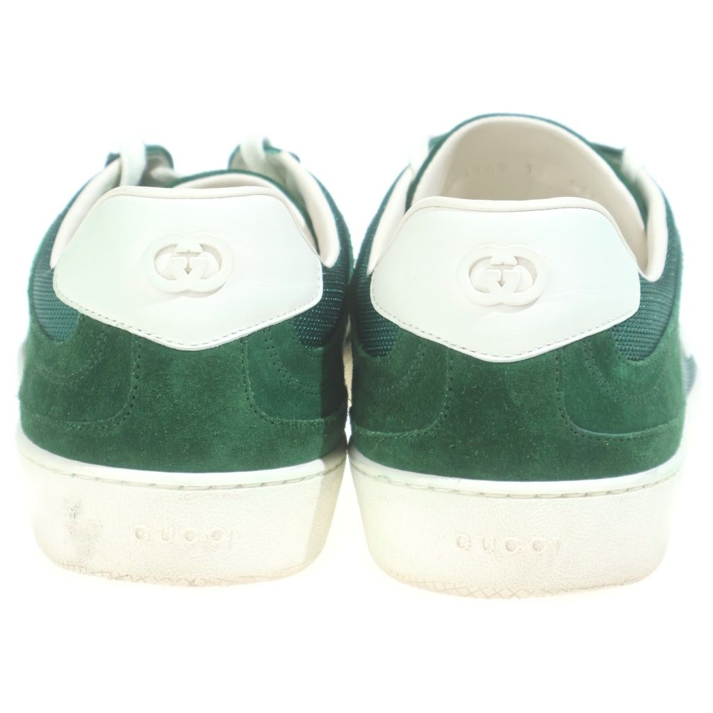 Gucci Interlocking Low Cut Sneakers Green — view 3