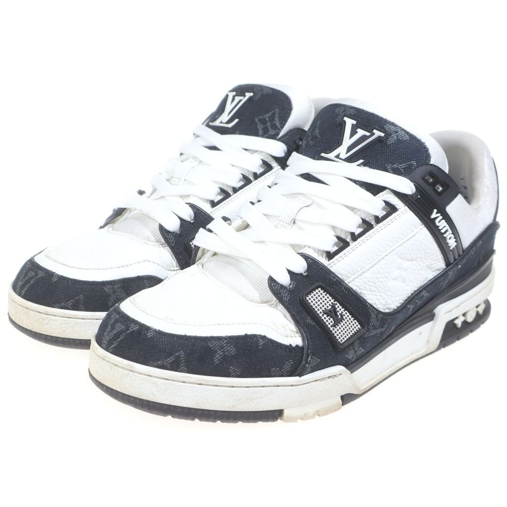 Louis Vuitton LV Sweatshirt Line Sneakers White — view 2