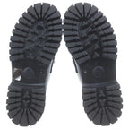 Gucci Double Locking Lug Sole Loafers Black Leather — view 5
