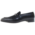Gucci Horsebit Studded Loafers Black