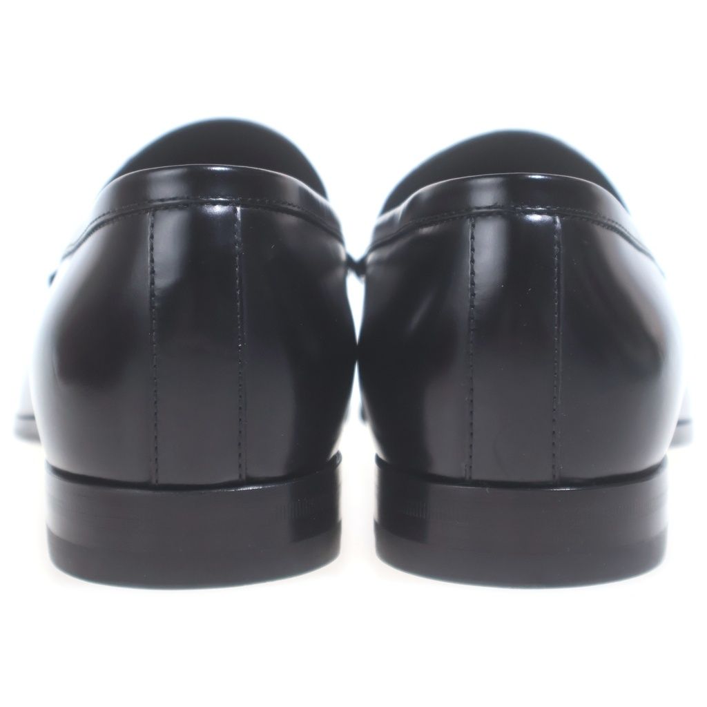 Gucci Horsebit Studded Loafers Black — view 3