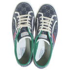Gucci Tennis Low Cut Sneakers Indigo Blue 9 — view 4