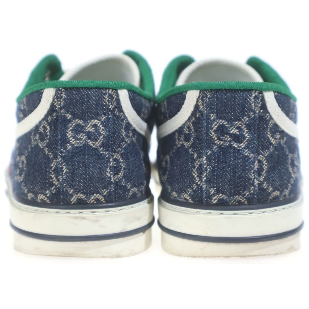 Gucci Tennis Low Cut Sneakers Indigo Blue 9 — view 3