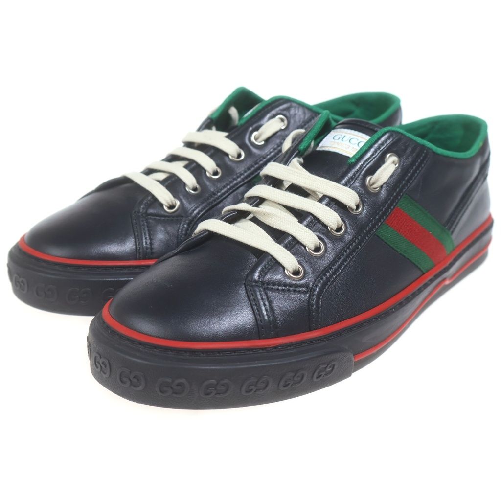 Gucci Tennis Low Cut Sneakers Black 9 — view 2